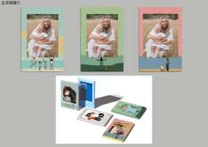 Mini cadre photo 3 pouces, cadre photo créatif couleur, motif personnalisé, affichage billet <span class=keywords><strong>de</strong></span> <span class=keywords><strong>train</strong></span>/billet <span class=keywords><strong>de</strong></span> cinéma, vente en gros, cadre photo décoration maison - Product Image 5