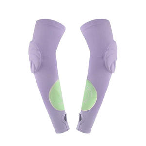 Manchon de protection de coude rembourré personnalisé pour le volley-ball, antidérapant, élastique, avec support de pouce, pour le sport - Product Image 1