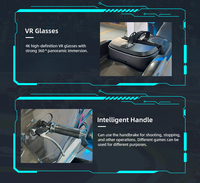 Machine de jeu d'arcade de course automobile VR à pièces, moto, moto, voiture, jeu de conduite Playfun Game Room