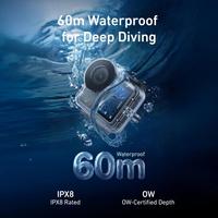 Boîtier étanche TELESIN 60m pour DJI Osmo Nano IPX8, boîtier de plongée sous-marine, protection anti-buée pour caméra d'action