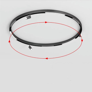 Có thể điều chỉnh đường sắt dẫn theo dõi hệ thống chiếu sáng từ theo dõi ánh sáng bề mặt DC48V theo dõi đường ray - Product Image 2