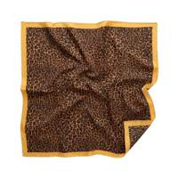 Vente en gros de foulards carrés en satin effet soie à motifs variés, foulards de luxe pour femmes, impression personnalisée, bandana