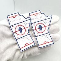 Patch logo personnalisé en TPU thermocollé avec finition souple pour vêtements d'entraînement, tenues de course, vêtements de sport et uniformes sportifs