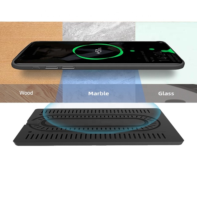Desk Hidden Wireless Charger 15W Fast Charger Computer Table Wireless Chargers for Phone