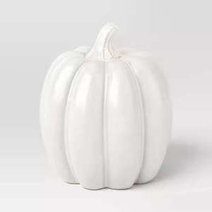 Citrouille en porcelaine céramique moderne blanche ornements de maison cadeaux d'Halloween citrouille à vendre - Product Image 3