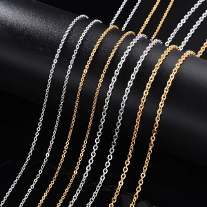 Lot de 5 Colliers Classiques en Acier Inoxydable, Chaîne Rolo, Fournitures de Bijoux en Métal en Gros, Accessoires pour Femmes et Hommes - Product Image 5