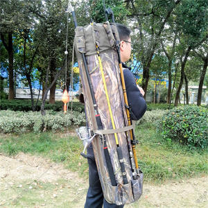 Sac de pêche Oxford grande capacité, sac de rangement pour canne à pêche et équipement, à porter à l'épaule - Product Image 2