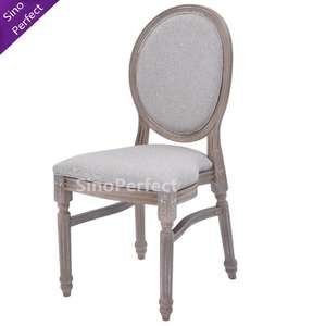 New Design <b>Wooden</b> Look PP Resin Plastic Material Wedding <b>Dining</b> Event Banquet <b>Chair</b> Plastic <b>Chair</b> Louis <b>Chair</b> for Hotel Wedding - Product Image 6