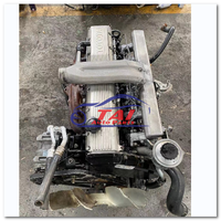 Motor diésel original usado de 1HZ con caja de cambios para Toyota Land Cruiser y Coster Bus