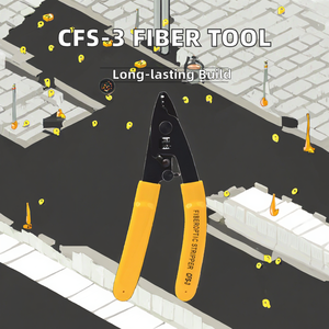 CFS-3 optische Zange Werkzeug faser Drei-Loch-Miller-Klemm-Abisolierzange für 4G Network Drop Fiber Optic Cable Stripper - Product Image 3