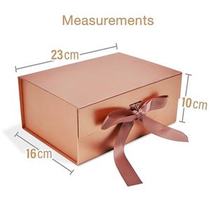 Boîte cadeau pliante magnétique de luxe personnalisée, emballage pour coffret cadeau, bijoux, Noël, mariage, boîte cadeau personnalisée, boîte en papier - Product Image 2