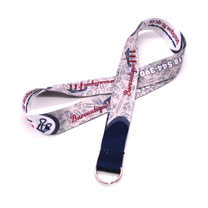 Dây buộc polyester thời trang với Móc Logo tùy chỉnh để giữ thẻ ID Điện thoại Phụ kiện nhỏ-bền thân thiện với môi trường chuyên nghiệp - Product Image 1