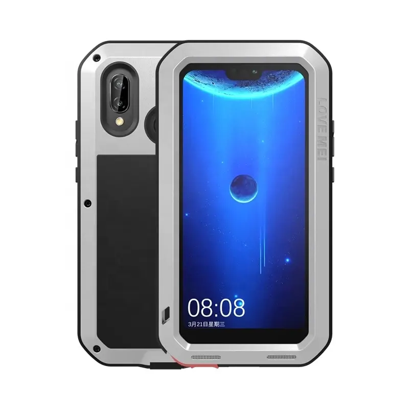 प्यार मेई Shockproof पूर्ण-शरीर हाइब्रिड सुरक्षात्मक मामले के लिए Huawei नोवा 3E मोबाइल फोन के मामले में, huawei के लिए P20 लाइट मोबाइल फोन कवर