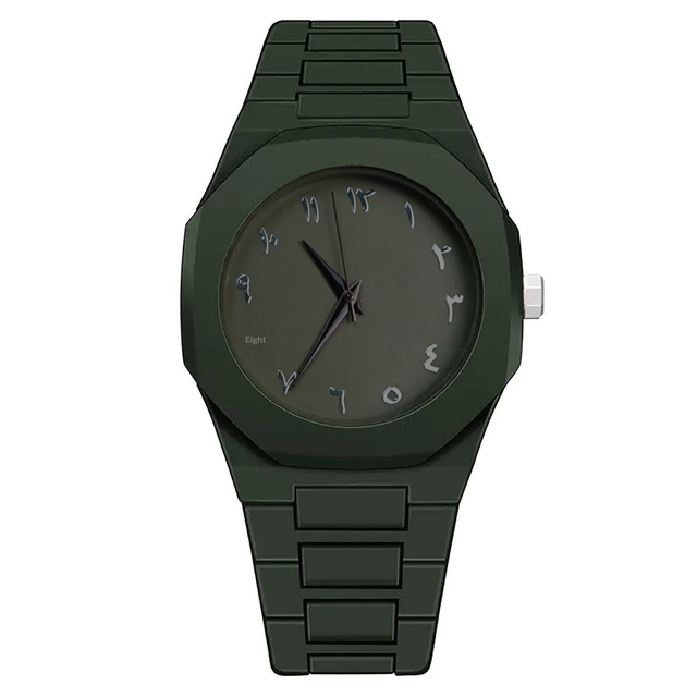 Fashion Men's Black Quartz Watch Pointer Dial Simple Design Gift Luxury Women's Student's Quartz Watch