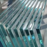 Verre trempé ultra transparent 10 mm pour salon, supermarché, salle de bain, mur rideau, hôtel industriel, éclairage, décorations de hall