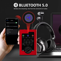 Green Audio GBA1 Live-Soundkarte USB-Audio-Interface mit 24bit/48KHz DSP-Effekten OTG-Verbindung für Karaoke-Streaming