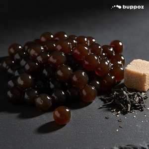 ไข่มุกบ๊อบกึ่งสำเร็จรูป 50 กรัม บรรจุถุง มาตรฐาน HACCP สำหรับร้านชานมไข่มุก โรงงานผลิต รับผลิตแบบ OEM - Product Image 6
