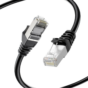 D-sunty Cat6a 26AWG S/FTP Ethernet <b>Cable</b> <b>Waterproof</b> Rj45 Patch Cord Shielded Ethernet <b>Cable</b> 0.5m-100m Length Network <b>Cables</b> - Product Image 2