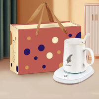 Boîte d'emballage en papier ondulé imprimé écologique pour tasse en céramique, emballage personnalisé pour tasse à café, coffret cadeau avec poignée