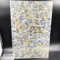 Feuille acrylique moulée à motifs jaunes 3MM d'épaisseur panneau en plastique/plexiglas/PMMA feuille acrylique magnifiquement conçue