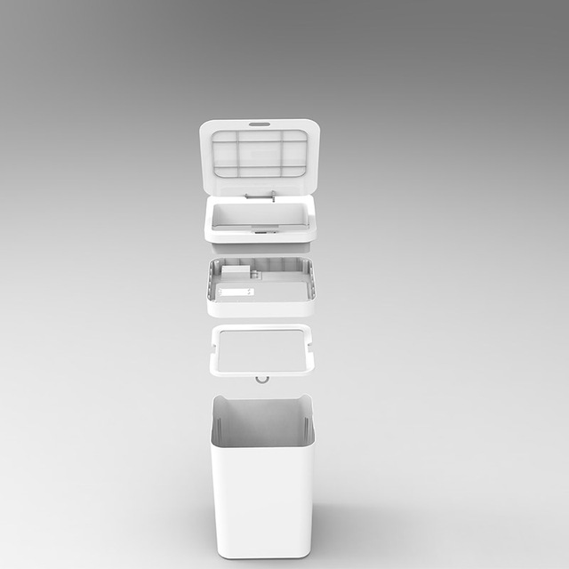 12L Sensor Automatic Plastic Smart Kitchen Waste Bin