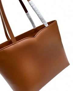 Bolso Tote de Diseño para Mujer, Bolsos de Hombro de Cuero Genuino para Dama, Bolsos de Mano de Cuero Vacuno Encerado de Lujo, Personalizados - Product Image 3