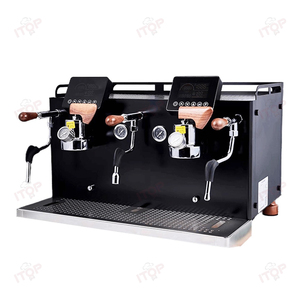 Máquina de Café Espresso Comercial Semiautomática con Bomba Rotativa de 9 Bares, Doble Caldera, Profesional, Italiana - Product Image 1