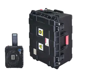 100W 200W 300W Trolley Case Maleta Portátil Láser de mano Eliminación de óxido Máquina de limpieza láser de fibra de mano