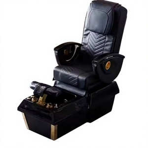 Luxury Customized Color New Product Sponge PU Leather White Foot Spa Nail Salon Chair Pedicure - Product Image 1