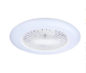 Ventilateur de plafond LED RGB moderne à profil bas de 18/22 pouces avec télécommande/application et lumière à intensité variable pour chambre à coucher - Product Image 1