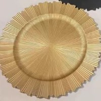 Assiette de présentation en plastique peinte par pulvérisation, style occidental, pour mariage, hôtel, fête, design moderne et minimaliste, forme irrégulière, motif uni