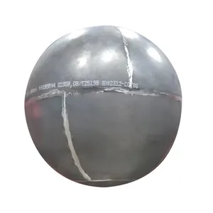 Bola hueca de cabeza hemisférica de acero inoxidable de acero al carbono de 800mm de diámetro