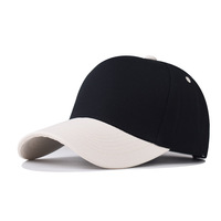 Personnalisé un cadre 5 casquettes de panneau pour les hommes deux 2 tons couleurs casquette de baseball vintage en gros blanc personnalisé brodé Logo casquette de baseball