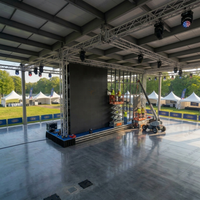 Pantalla LED Portátil de Alta Definición RAYBO P3.91 para Exteriores, Alquiler de Video Wall LED, Ideal para Fondos de Eventos
