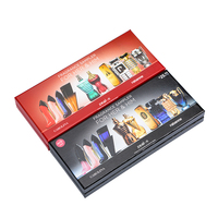 Mini Coffret Découverte de Parfums en Papier Recyclé avec Couvercle Rabattable, Base Rigide et Couvercle, Emballage Vide pour Abonnement de Parfums