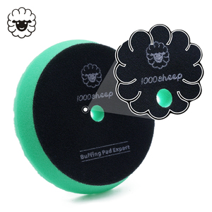 Da 3pcs xe dính bọt đánh bóng <span class=keywords><strong>Pads</strong></span> 3 \ "5 \" 6 \ "màu xanh lá cây Buffing <span class=keywords><strong>Pads</strong></span> cho xe cơ quan OEM tùy chỉnh - Product Image 3