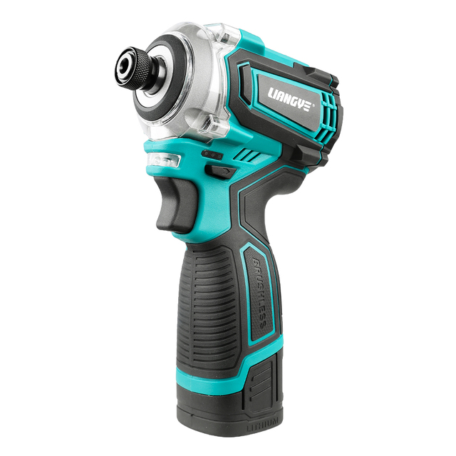 Professional Electrician's Tool Kit 16V Brushless Motor Variable Speed Cordless Impact Screwdriver Drill OEM Support Charging