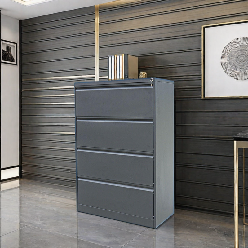 4 Drawer Lateral Steel Filing Cabinet