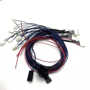 Jst extender 6pin picoblade molex, personalizado com quatro terminais cabo do conector