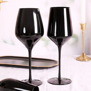 Vente en gros, élégant, sans plomb, <span class=keywords><strong>verres</strong></span> à vin, verre de <span class=keywords><strong>dégustation</strong></span> noir, flûte à champagne pour fête de mariage - Product Image 3
