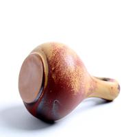 Calentador de Aceite Esencial de Cerámica en Forma de Lágrima con Soporte de Hierro Colgante para Difusor de Aroma e Incienso, con Luz LED para Velas de Té