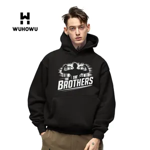 Custom Logo Design 400GSM Fleece Oversize High-quality Men's Hoodies DGT Print