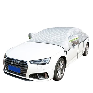 Housse de <span class=keywords><strong>pare</strong></span>-<span class=keywords><strong>brise</strong></span> de <span class=keywords><strong>voiture</strong></span> imperméable et anti-UV pour extérieur, protection UV à 90 %, rejet IR à 60 %, en PEVA+PP et coton, pour berline avant - Product Image 2