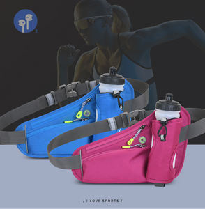 Sac banane de sport pour la course à pied, sac de taille léger pour le voyage en extérieur, avec fermeture éclair et porte-bouteille d'eau - Product Image 5