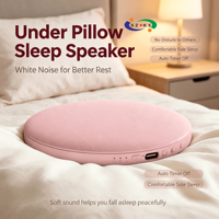 Appareil de relaxation à bruit blanc ultra-mince en forme d'oreiller pour haut-parleur de sommeil V5.3, autonomie de 5 à 10 heures pour le repos nocturne et l'atténuation du stress