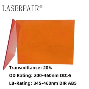 <span class=keywords><strong>Ce</strong></span> en12254 מגן חלון לייזר תואם od5 מגן חלון לייזר 450nm-200-460nm הגנה מפני הגנה מפני הגנה אופטימלית - Product Image 2