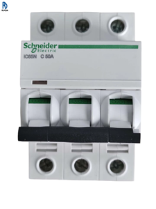 Interruptor de Circuito en Miniatura IC65N 3P C50A, Interruptor de Aire, Dispositivo de Seguridad Eléctrica contra Sobrecarga y Cortocircuito, Bajo Voltaje - Product Image 1