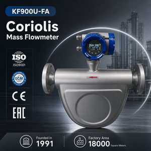 เครื่องวัดอัตราการไหลแบบโคริออลิสชนิดท่อรูปตัวยู KF900U-FA DN15 ถึง DN50 316L RS485 Hart อัตราส่วนลดทอนสูง 0.1% Ex d IIC T6 - Product Image 2