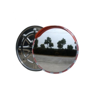 <span class=keywords><strong>Espejo</strong></span> Convexo Cóncavo de Seguridad Redondo de Acrílico y Acero Inoxidable para Tráfico Vial - Product Image 1
