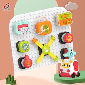 Chengji gros jouets éducatifs précoces enfant en bas âge occupé conseil jouet multifonctionnel bloc de construction montessori <span class=keywords><strong>busyboard</strong></span> - Product Image 2